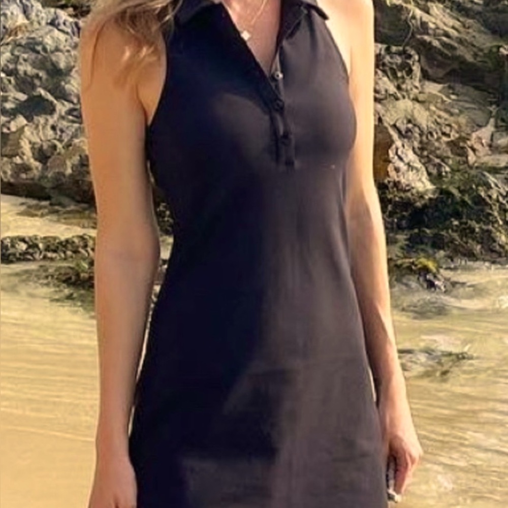 ALO Black polo dress. Worn only a few times. Perfect condition.